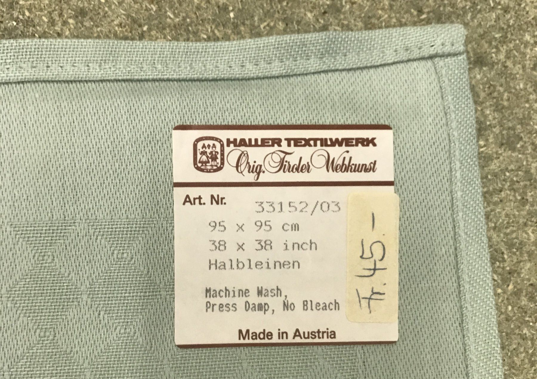 Altra biancheria da tavola: TISCHDECKE HALBLEINEN 95X95CM NEU – Nuovo (secondo la descrizione) da Ostermundigen venduto da wini63 1