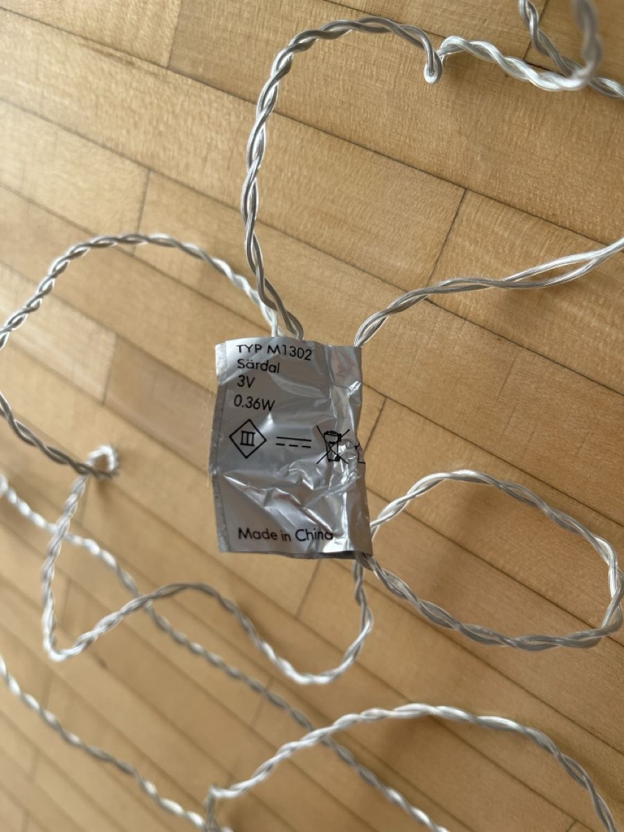 Ikea Ghirlande e barre luminose: Lichterkette mit Batteriebox von Ikea, 3 Meter lang – Usato da Zürich venduto da lyn_tqp5 2