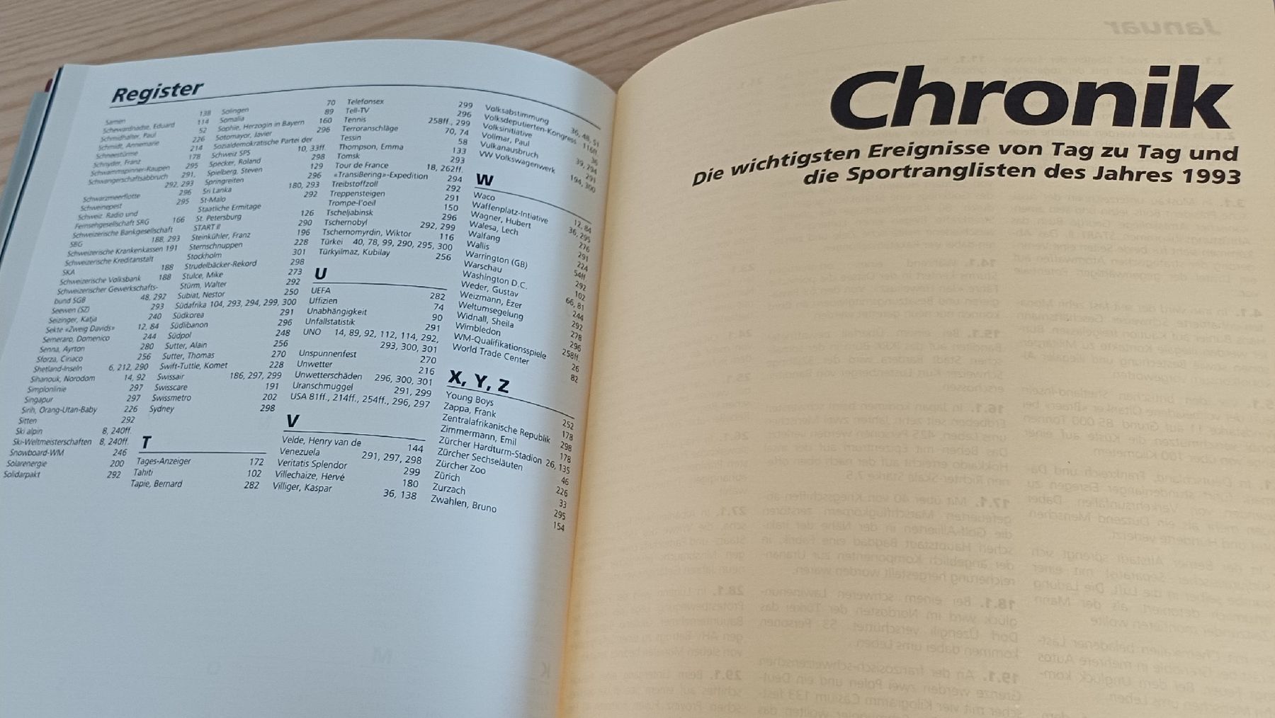 Bücher: Buch des Jahres 1993 – Gebraucht aus Entlebuch von Waldschratt65 8