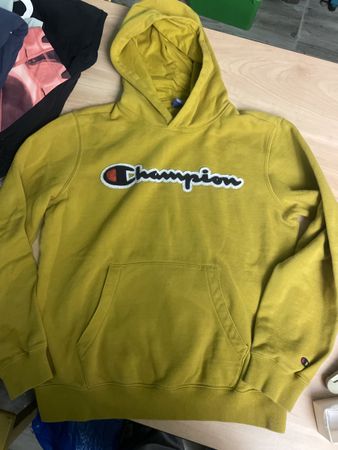 Jungen Champion Hoodie Grösse Gr.176 Senfgelb Top Zustand