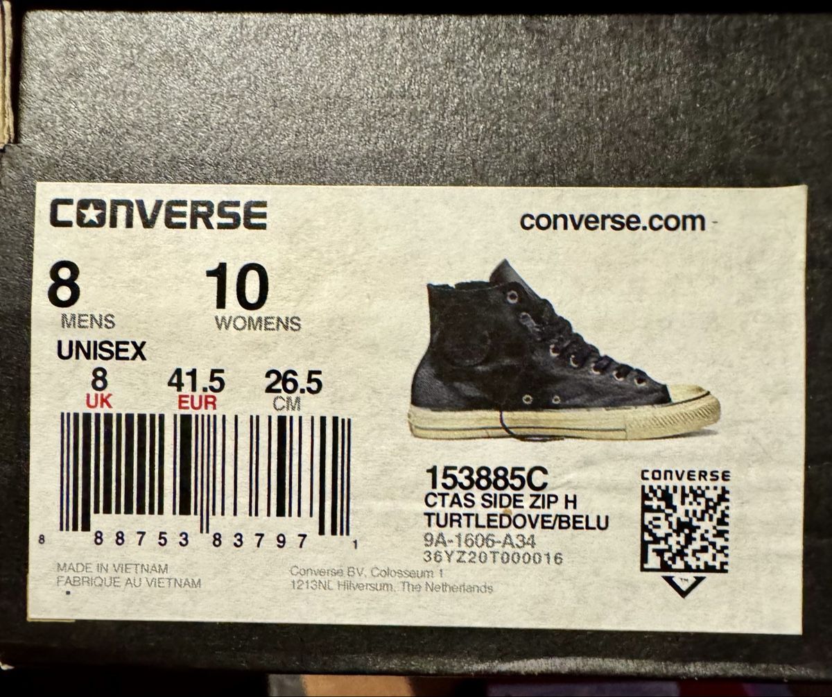 Converse Herrenschuhe: CONVERSE John Varvatos CTAS side zip H – Neu und originalverpackt aus Stans von nomoresmokesignals 2