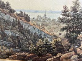 2 gravures de Neuchâtel numérotées 