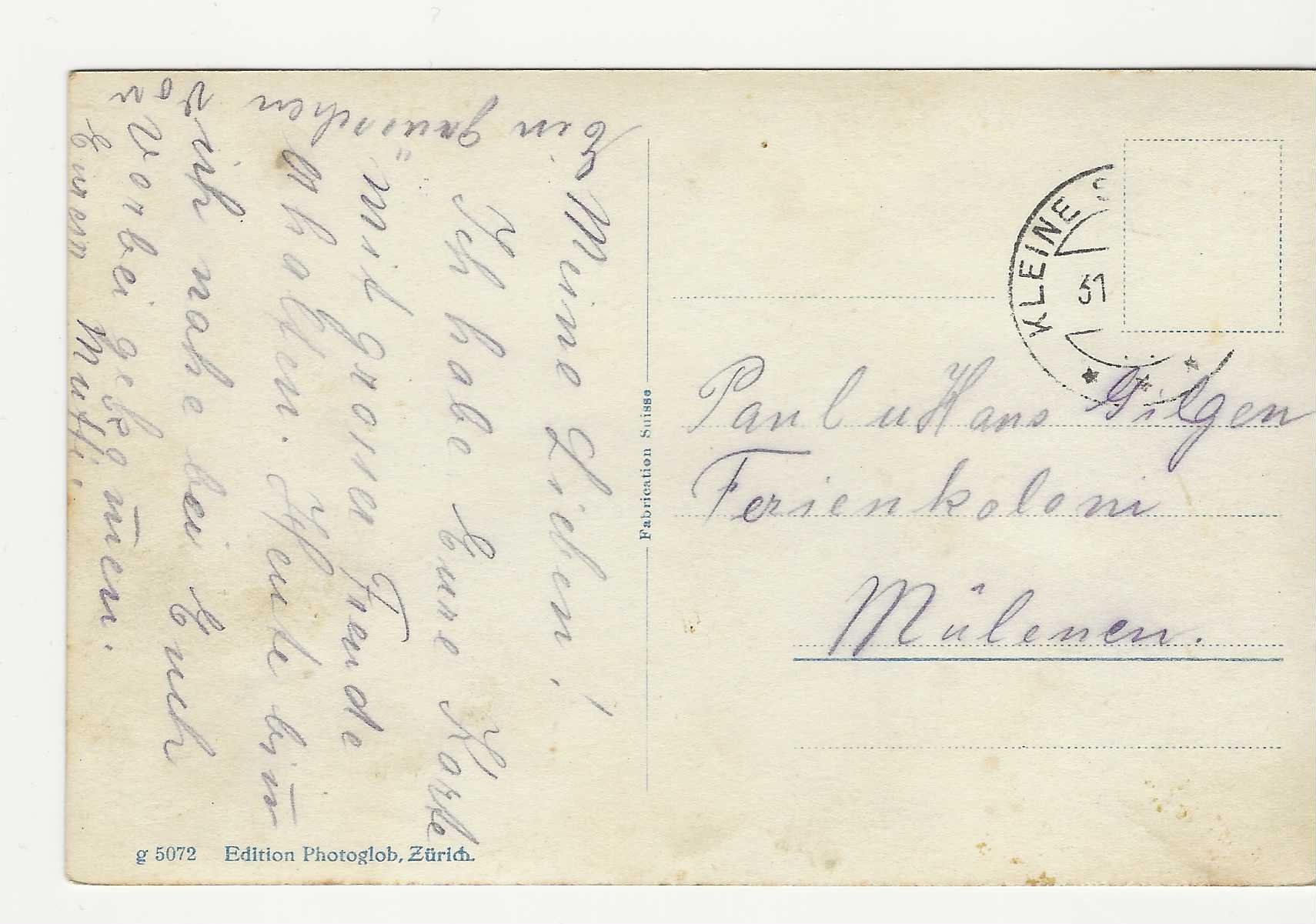Cartoline postali: KLEINE SCHEIDEGG  MIT JUNGFRAU – Usato da Küttigen venduto da rolypo 1