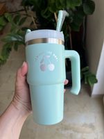 Neuer Thermobecher /Mug in Mintgrün