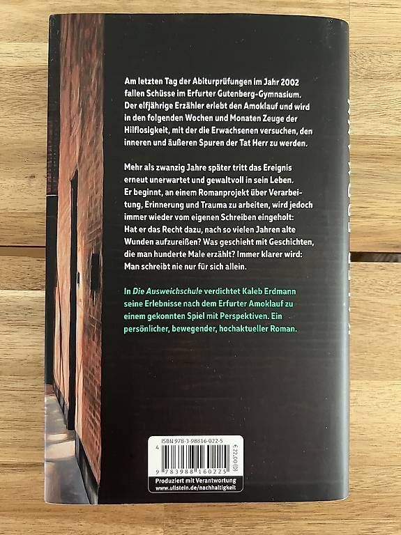 Libri: Buch / Roman Kaleb Erdmann's "Die Ausweichschule" – Usato da Sevelen venduto da ale_v29l 1