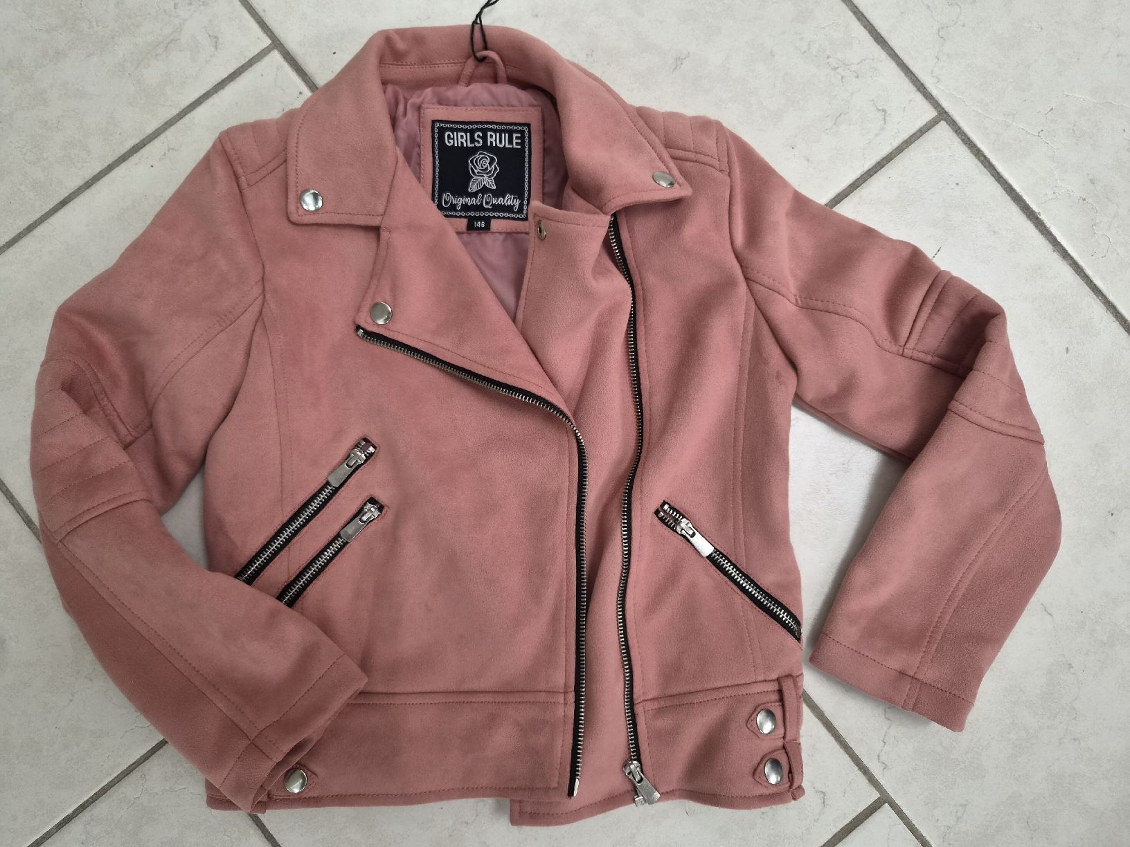 Jacken & Mäntel: wildlederimitat jacke gr.146 – Gebraucht aus Münsingen von lishalina