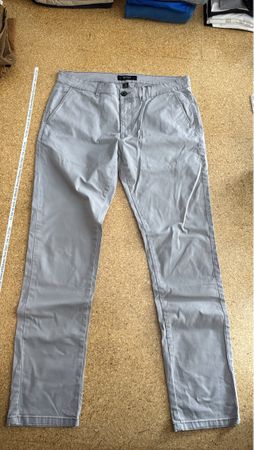 Herren Hose, Grösse 34, hellgrau, Guter Zustand!