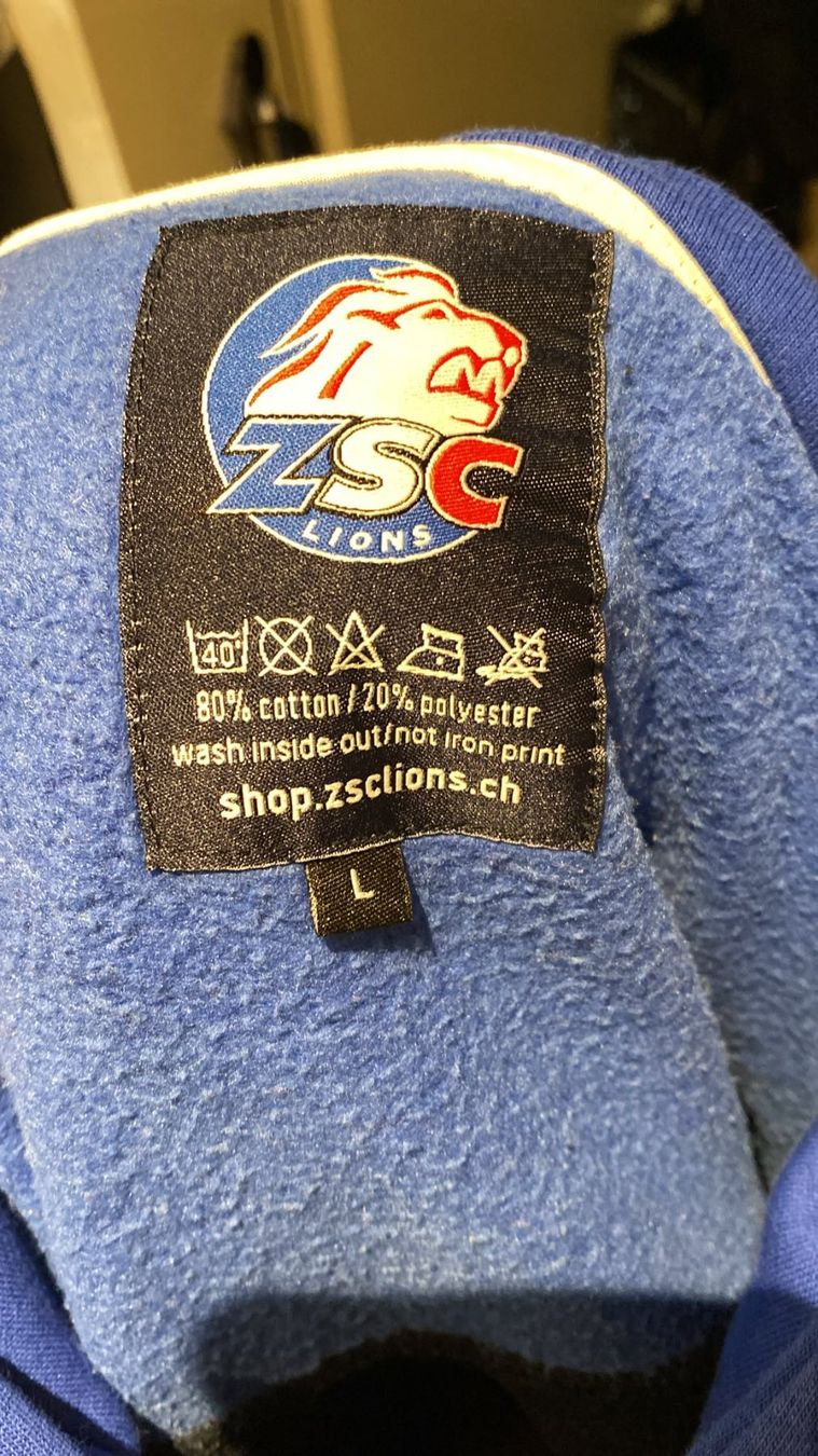 Zsc Lions Maglioni & Felpe: ZSC Lions Kaputzenpullover Gr. L – Usato da Zürich venduto da drummergirl98 3