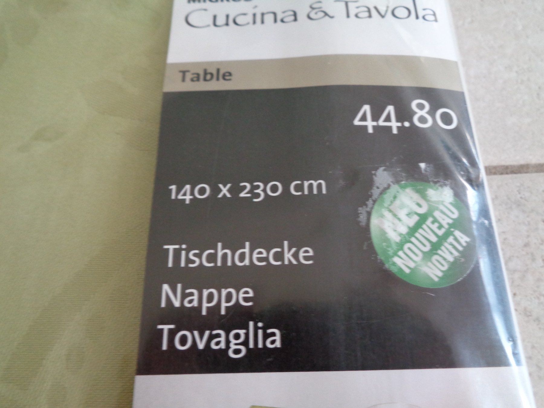 Sonstige Tischwäsche: TISCHDECKE *NEU* – Neu und originalverpackt aus Rotkreuz von nat_t9lk 3