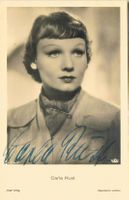 Carla Rust 1908-77 Autogramm signiert Vintage Foto 9x14cm