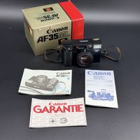 Canon AF35ML – 40 mm f/1,9 – Fonctionnel – Boîte et document