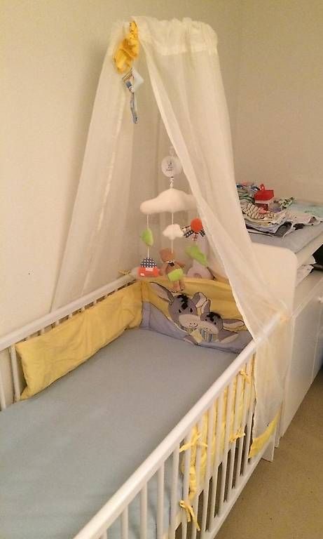Culle: Babybett mit Himmel, Nestchen & Mobile – Usato da Henau venduto da hackmann2012