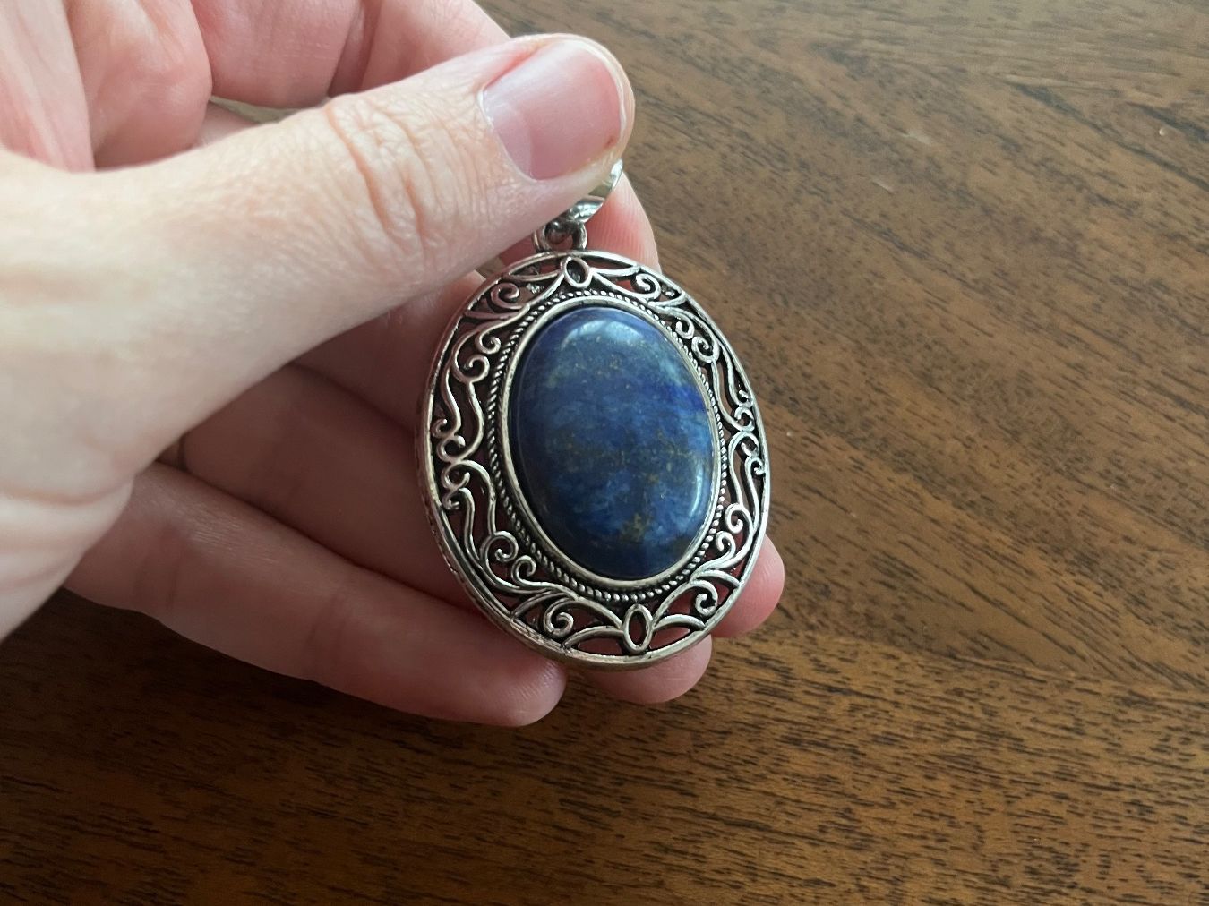 Ciondoli: Lapislazuli Anhänger, Vintage Stil – Nuovo e nell'imballaggio originale da Gams venduto da Mariawicca 3