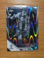 Topps Chrome Luis Suarez Atletico BW Raywave