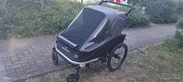 Kinderanhänger Grando Sport grau gebraucht
