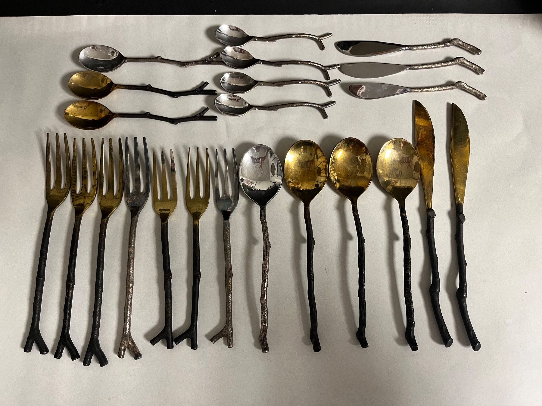 Set di posate: Besteckset Zweig Design – Usato da Uster venduto da colmo