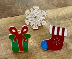 3x Pin Weihnachten