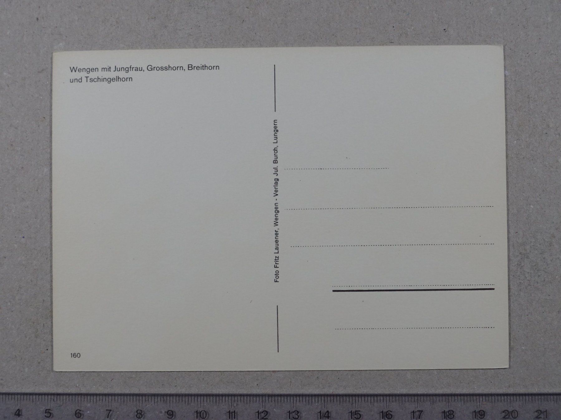 Cartes postales: Wengen – D'occasion à Lenzburg par fh1 1