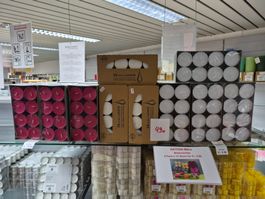 490 Posten Maxilichter - Kerzen  aus Liquidation