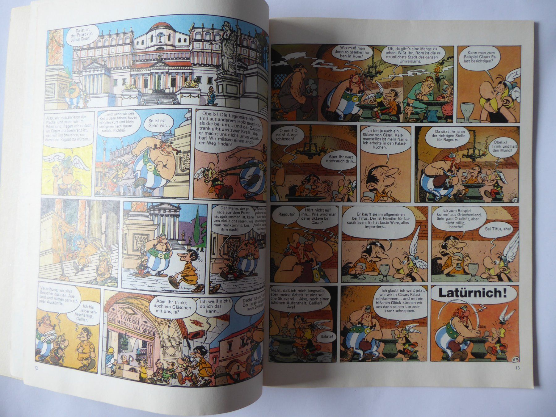 Comics: Comic Asterix Die Lorbeeren des Cäsar, 18, dalta 1974 – Gebraucht aus Turbenthal von Panau 3