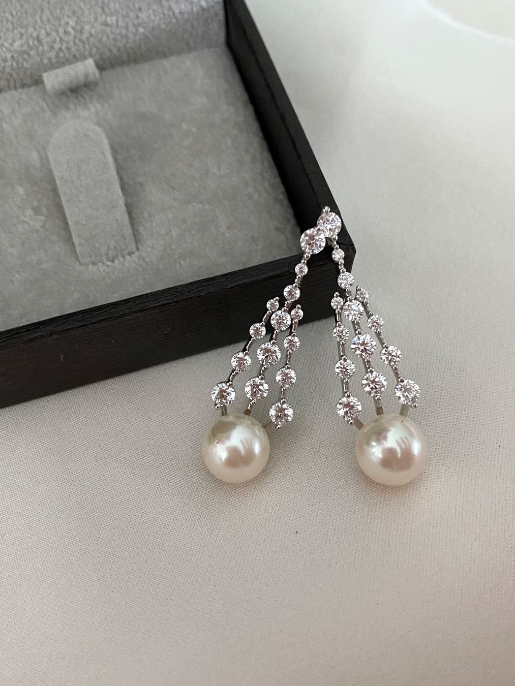 Orecchini pendenti & Orecchini a lobo: 8.5mm Akoya Perlen Ohrringe/echte – Nuovo e nell'imballaggio originale da Sarnen venduto da Yingsperlen2 1