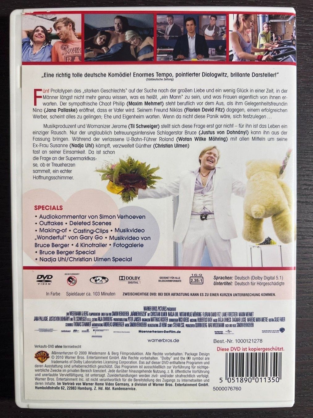 Tutti i DVDs: Männerherzen – Usato da Zürich venduto da FilmFreunde 1