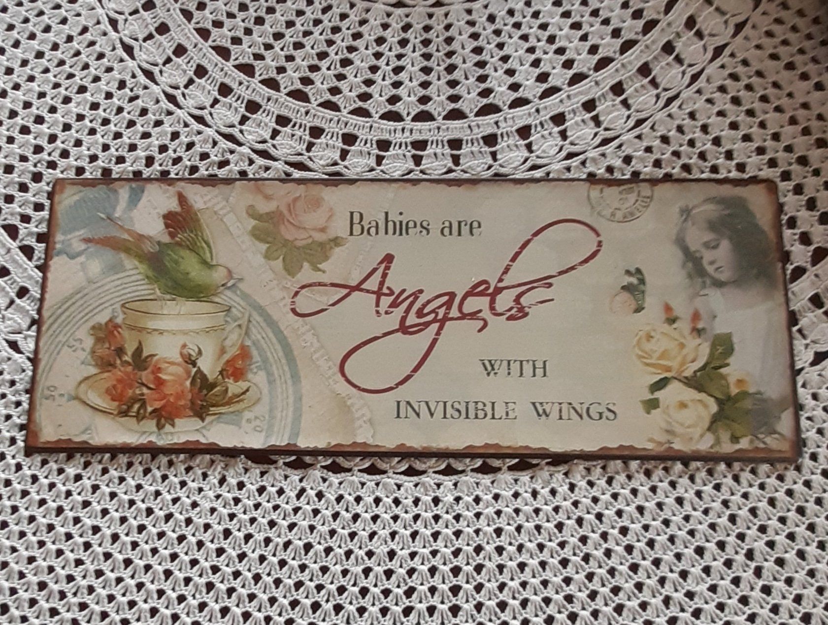 Insegne: Metallschild "Angels" – Nuovo (secondo la descrizione) da Baden venduto da berlimerli