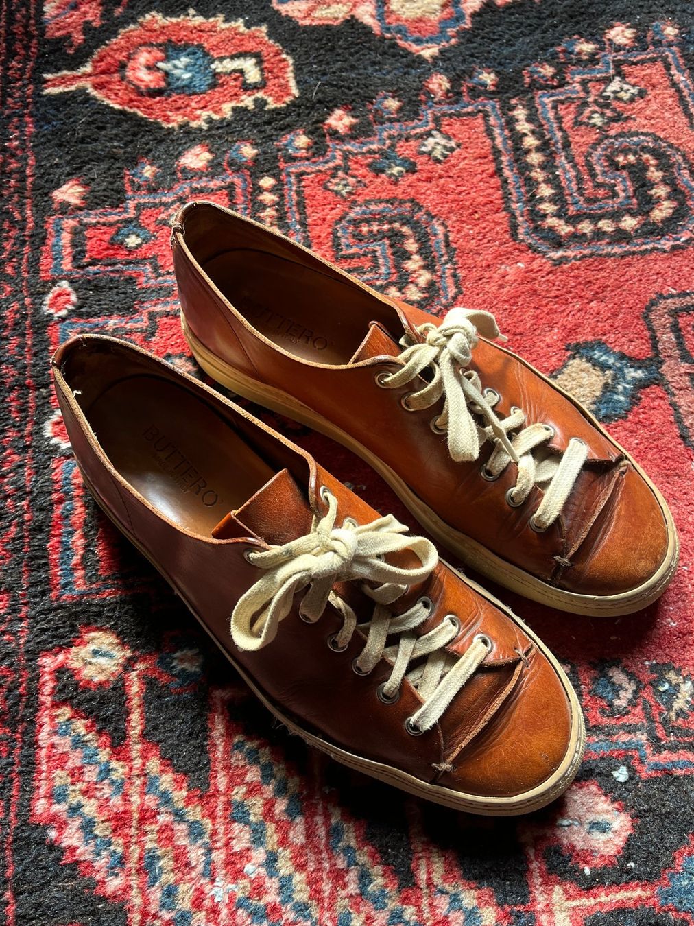 Chaussures hommes: Buttero brauner Leder Sneaker – D'occasion à Zürich par Adelmax 1