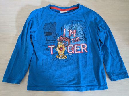 Langarmshirt mit Chamäleon von S.Oliver, Grösse 104/110