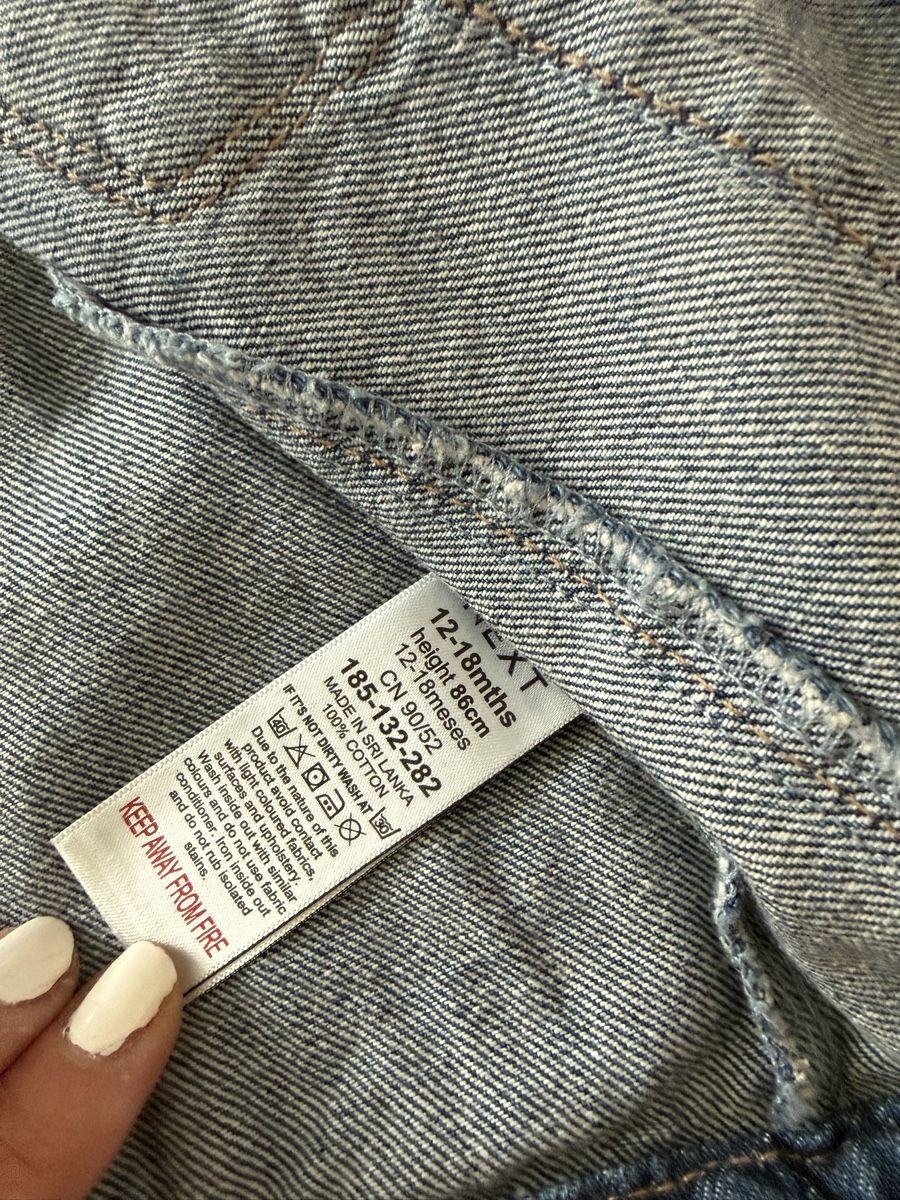 Giacche & Cappotti: Jeansjacke Next 86 NEU – Nuovo (secondo la descrizione) da Dällikon venduto da RaMona.- 3