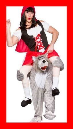 Fasnachtskostüm Carry me Wolf Gag tragen Halloween Wolve