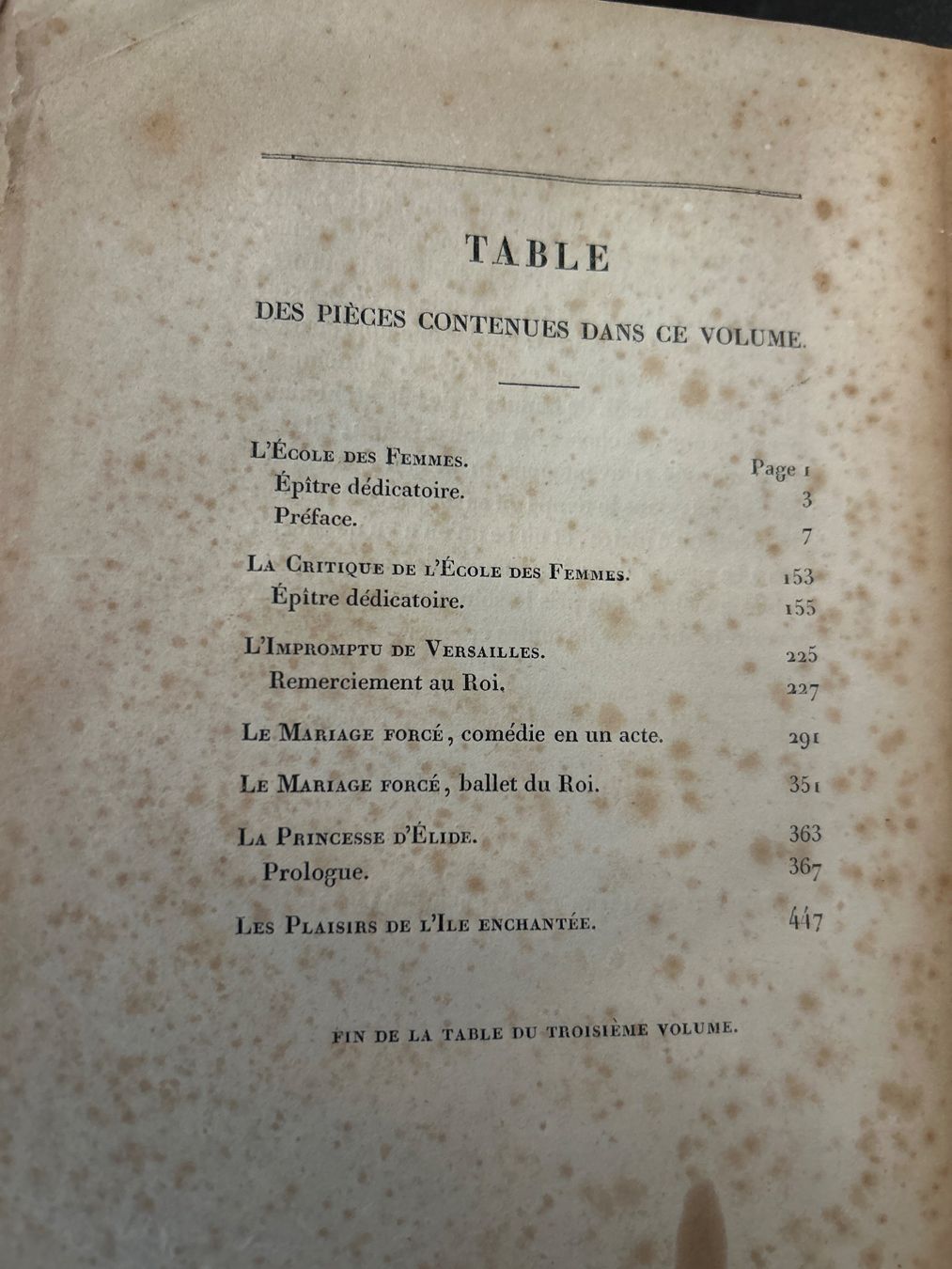 Libri: OEuvres Complètes de Molière Tome III – Usato da Céligny venduto da isa_lgy2 5