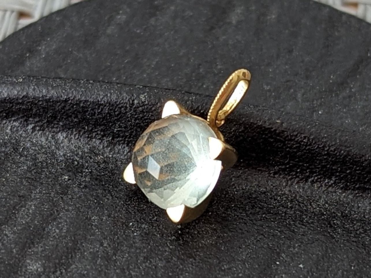 Anhänger: 18K Anhänger mit Grünquarz – Gebraucht aus Zürich von Stonejewelry