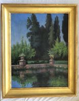 Antikes Ölgemälde Tivoli 1915 - signiert O. Werdmüller