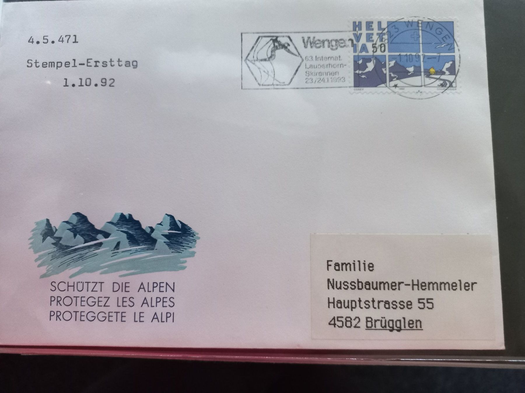 Timbri: Album mit verschiedenen Flaggenstempel – Usato da Brügglen venduto da hokuspokus04 6