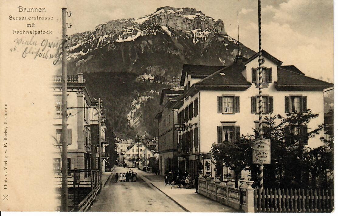 Cartoline postali: Brunnen 1903 – Usato da Hochdorf venduto da Ziegel-16