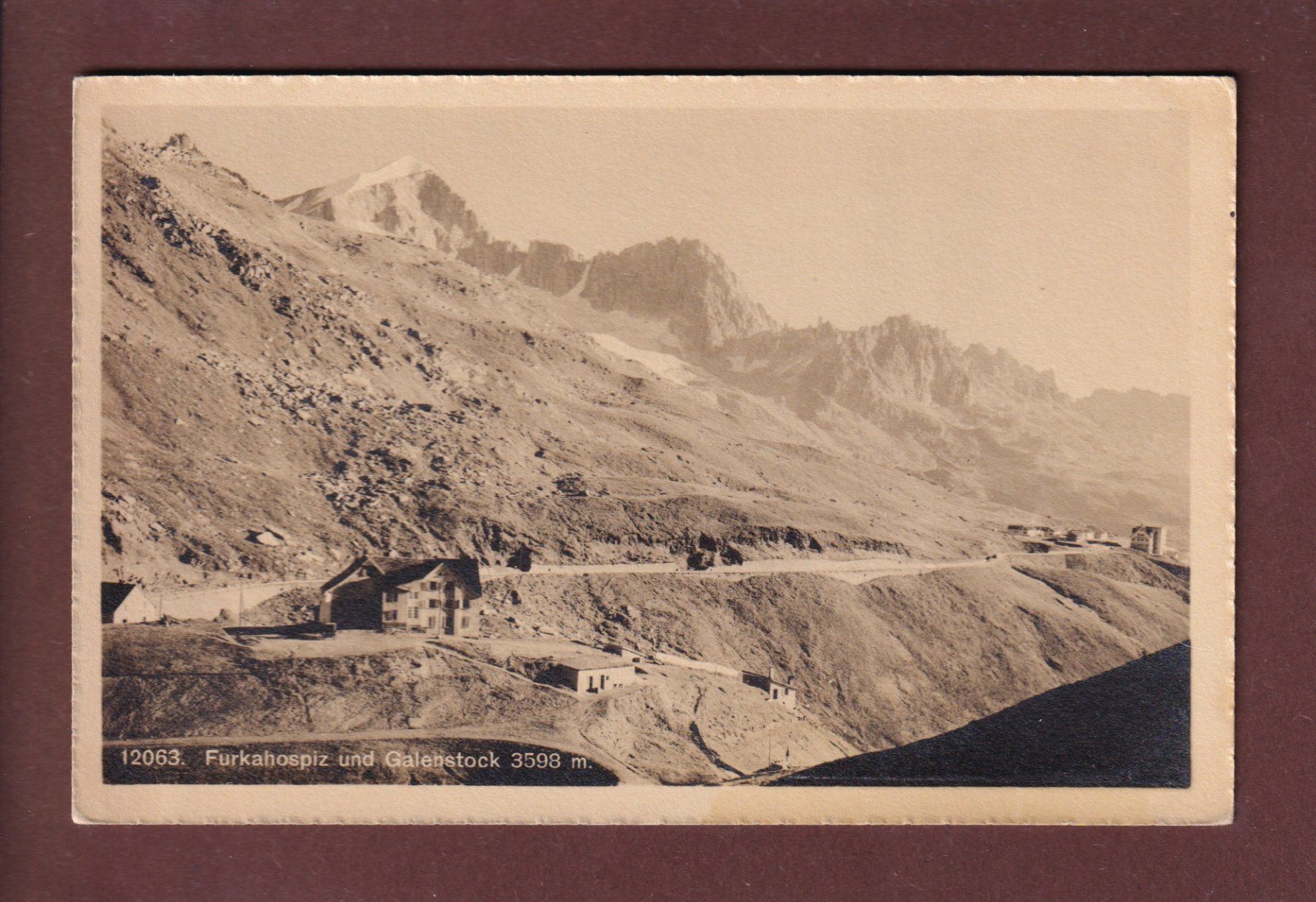 Cartoline postali: FURKA-HOSPIZ - Galenstock – Usato da Pully venduto da nicecards