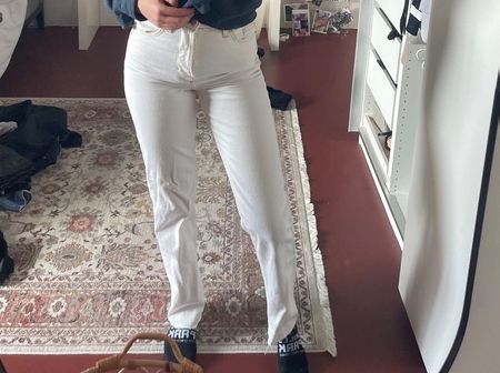 weisse Urban Outfiters Straight leg Jeans