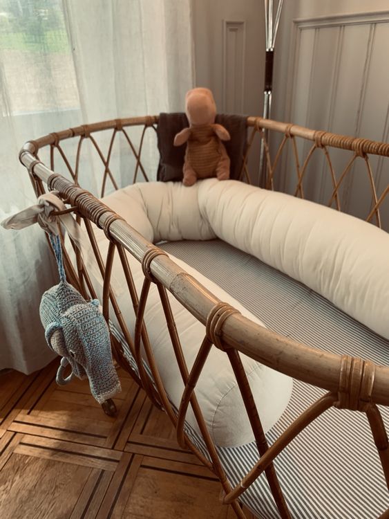 Mid Century Bambus Baby Bett 1950er (Gebraucht) in Drrensch fr CHF 490   nur Abholung auf Ricardo kaufen