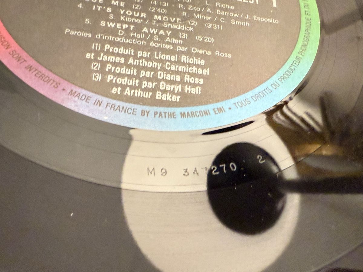 Dischi in vinile: Diana Ross - Swept Away / FR 1984  – Usato da Delémont venduto da Studio_du_soleil 2