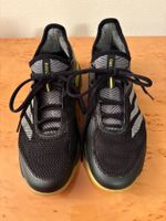 Tennisschuhe Adidas Barricade schwarz/gelb, Gr. 39 (US7.5)