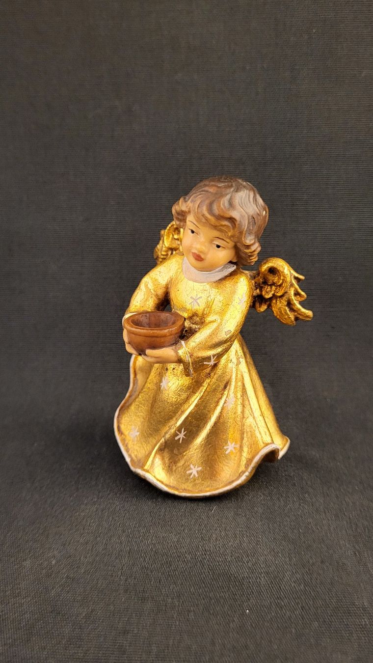 Statuette: Holz-Schnitzerei Barock-Engel – Usato da Basel venduto da spinne02 1