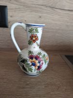 Krug/Kanne Delft handbemaltes Blumenmotiv perfekter Zustand