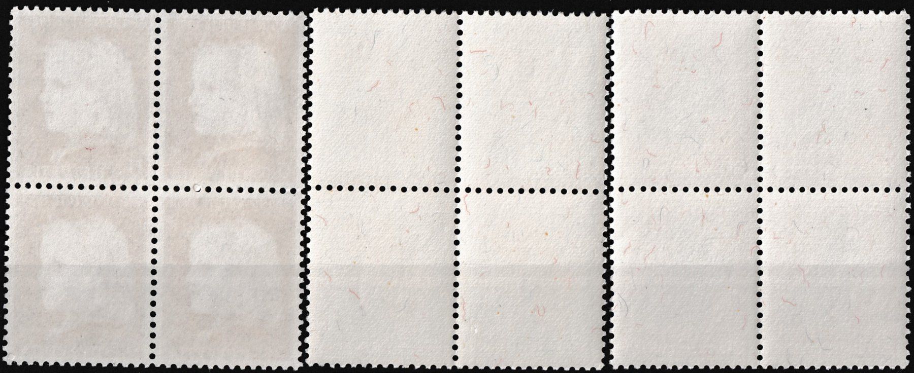 Alle Briefmarken: 1953, J148-152 im Viererblock ** postfrisch, Kat: 60.-+ – Gebraucht aus Sursee von Luzernerraute 2