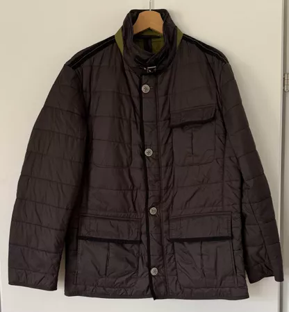 BUGATTI Herren Jacke Gr. 25 / 50 M Steppjacke Braun Olive 