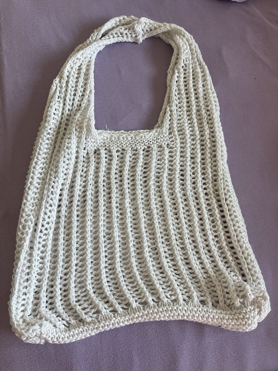 Borse da donna: Tasche gehäkelt weiss  – Nuovo e nell'imballaggio originale da Giswil venduto da Mauritius9026