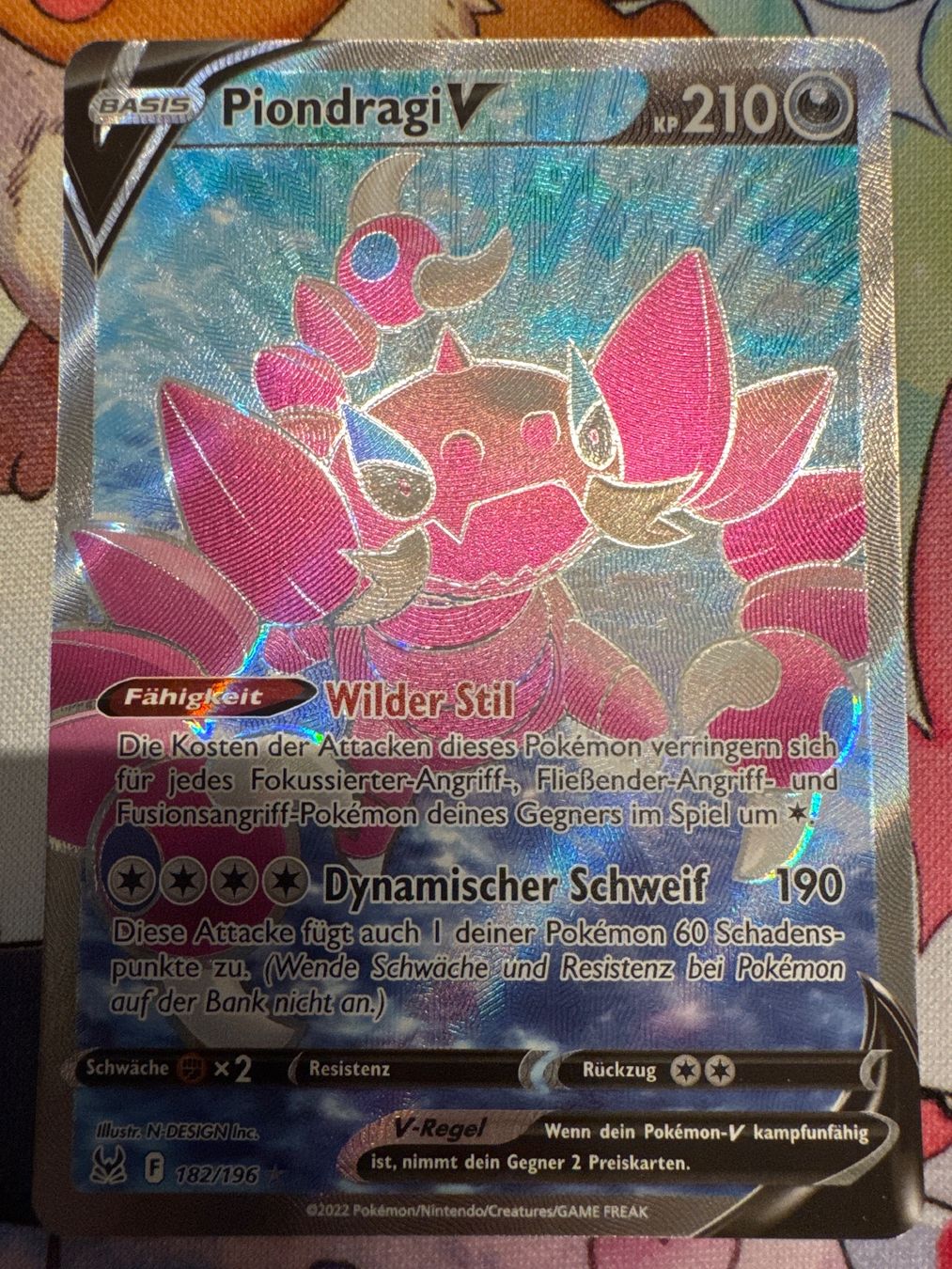 Pokémon Carte collezionabili: Piondragi V LOR182 DE - Verlorener Ursprung – Nuovo (secondo la descrizione) da Wil SG venduto da Prof.Eich