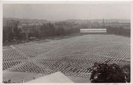 Turnfest Genève 1925 Fête fédérale Gymnastique carte photo