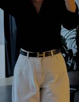 Hermès Reversible H Belt  Black/Brown Togo Leather