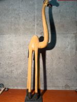 Sculpture décorative en bois représentant un dromadaire